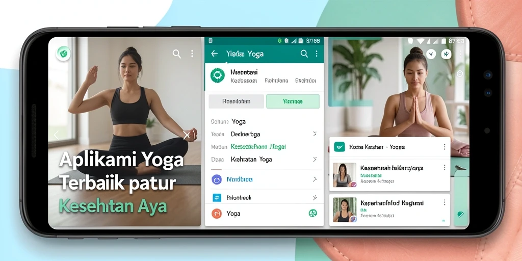 Antarmuka aplikasi Yoga 8768 yang menarik dan mudah digunakan.