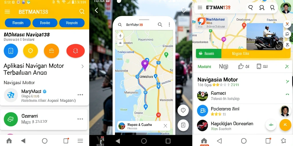 Antarmuka BETMAN138 dengan informasi navigasi motor yang jelas.