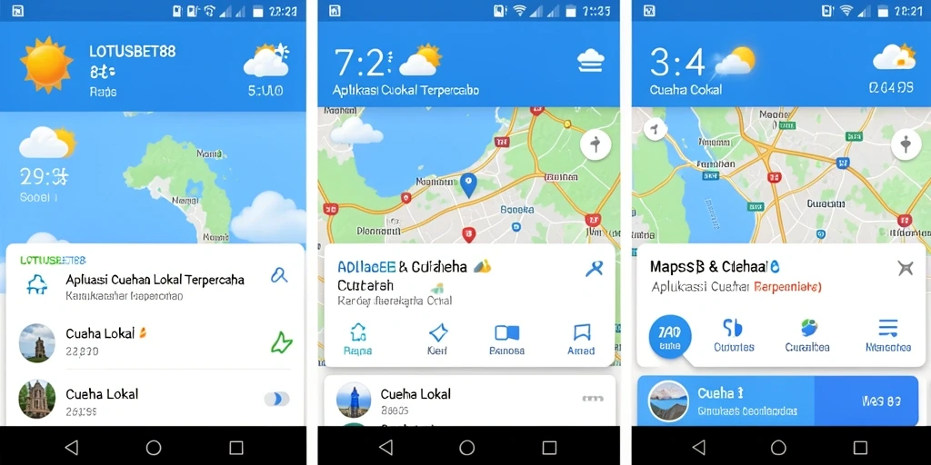Antarmuka LOTUSBET88 menunjukkan laporan cuaca lokal dengan detail lengkap.