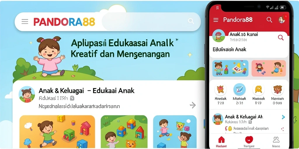 Antarmuka PANDORA88 yang ramah anak dan interaktif.